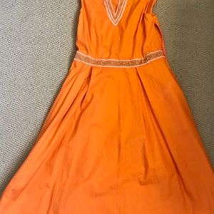 Orange dress